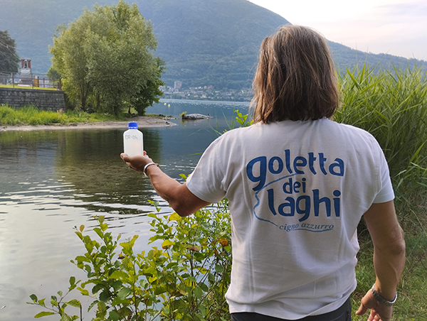 Prelievo microbiologico Goletta dei Laghi